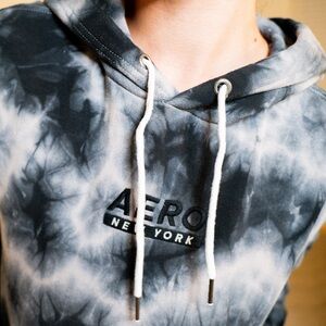 Aéropostale Aero New York Tie-Dye Pullover Hoodie